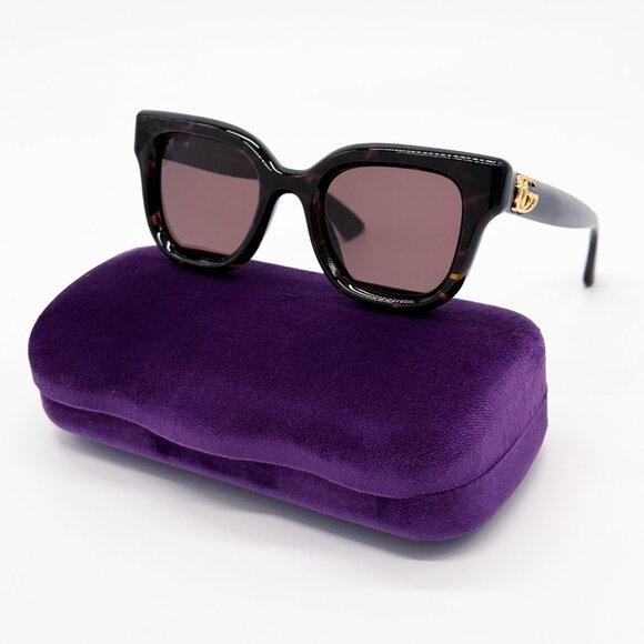 NEW GUCCI GG1828S 002 HAVANA WOMEN SUNGLASSES GUCCI - Picture 1 of 12